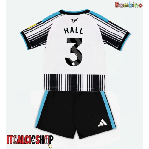 Newcastle United Lewis Hall #3 Prima Maglia Bambino 2026-27 Manica Corta (+ Pantaloni corti)